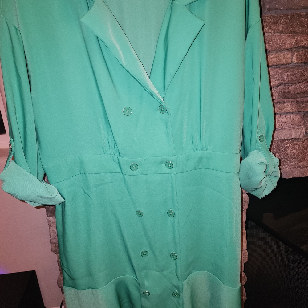 Karl Lagerfeld Green Midi Dress